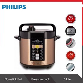 تصویر زودپز برقی فیلیپس مدل HD2139 Philips HD2139 Pressure Cooker