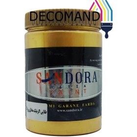 تصویر ورق طلای مایع تزئینی اکلیلی اکرلیک 