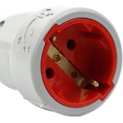 تصویر مادگی برق صنعتی تیراژه مدل S32 ارت دار 