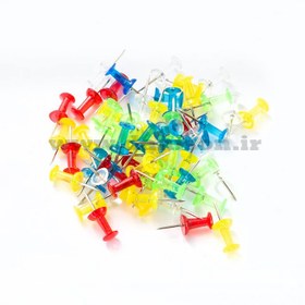 تصویر پونز رنگی شیشه‌ای 