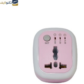 تصویر تبدیل 3 به 2 برق تایمردار TSCO TPS 510 TSCO TPS 510 Power Plug Protector