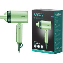 تصویر سشوار مسافرتی وی جی آر مدل V-421 با باد سرد و بدنه مستحکم 