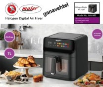 تصویر سرخ کن بدون روغن مایر مدل MR-983 Maier halogen digital air fryer MR-983