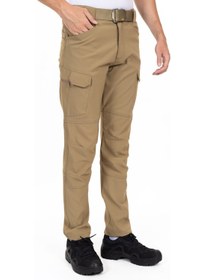 تصویر شلوار تاکتیکی/فضای باز AKN 512 لیکرا - بژ برند akıncılar outdoor AKN 512 Lycra Tactical/Outdoor Trousers - Beige