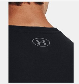 تصویر Under Armour آرم بزرگ در مردان UA آستین کوتاه 1379451 001 را پر کنید 