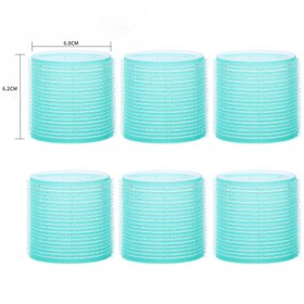 تصویر بیگودی مدل چسبی کد 06 بسته 6 عددی Adhesive hair curlers, code 06, pack of 6