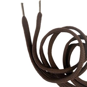 تصویر بند کتونی رنگ قهوه ای 