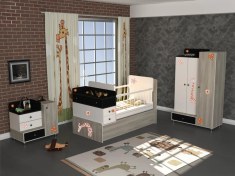 تصویر سرویس خواب نوجوان و جوان مدل زرافه 