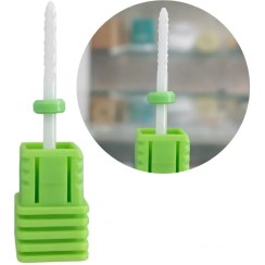 تصویر سر سوهان میخی سرامیکی نوار سبز 