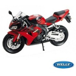 تصویر ماکت موتورسیکلت هندا Honda CBR 1000 RR RED IN 1-18 SCALE BY WELLY 