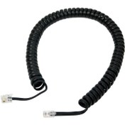 تصویر کابل فنری تلفن ۳ متری تمام مس مرغوب 