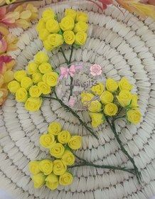 تصویر گل فومی رنگ زرد 
