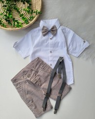 تصویر لباس مجلسی زنانه سایز ۵۰ چهار تیکه 