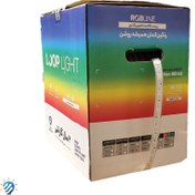 تصویر ریسه شلنگی هفت رنگ RGB لوپ لایت 