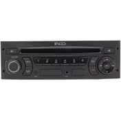 تصویر راديوپخش Deckless با USB و بلوتوث پژو 206 شرکتی اصل ایساکو 