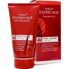 تصویر ژل شستشوی صورت آردن اکسپرت ایج مناسب انواع پوست حجم 150 میلی لیتر Ardene Expert Age Facial Cleansing Gel 150 ml