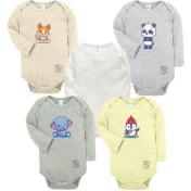 تصویر بادی نوزادی نیل کوک مدل Winter Fun سایز ۹ تا ۱۲ ماه مجموعه ۵ عددی 