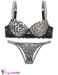 تصویر ست پلنگی نگین دار اما ema کد 3070 