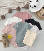 تصویر بادی آستین کوتاه اچ اند ام طرح لاکپشت سایز ۱۲ تا ۱۸ ماه 