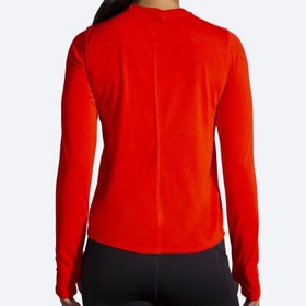 تصویر آستین بلند ورزشی زنانه بروکس مدل Brooks Women's Distance Graphic Long Sleeve 