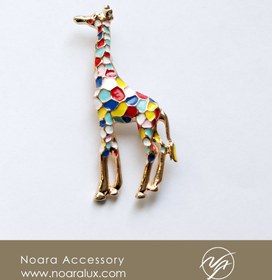 تصویر گل سینه زرافه رنگی 