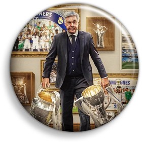 تصویر پیکسل ابیگل طرح کارلو آنچلوتی رئال مادرید کد 076 