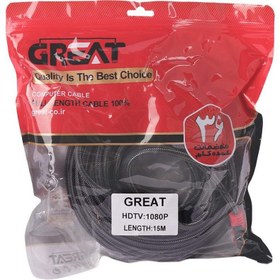 تصویر کابل GREAT HDMI GR-15M 