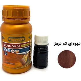 تصویر رنگ چوب فینیشینگ قهوه ای ته قرمز ویناتو حجم 300 میلی‌لیتر کد 400 