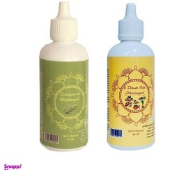 تصویر روغن تقویت کننده مو، مژه و ابرو مرهم یاب مدل شش گیاه و اکالیپتوس حجم 80 میلی لیتر مجموعه 2 عددی 