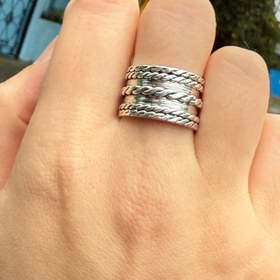 تصویر انگشتر نقره یونانی ا