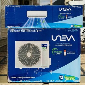 تصویر کولر گازی یونیوا اینورتر دار UN-GS30 Porsche ظرفیت 30000 Uneva 30000 UN-GS30 T3 Porsche Inverter Air Conditioner