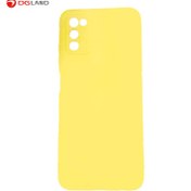 تصویر قاب سیلیکونی محافظ لنز دار اورجینال سامسونگ Galaxy A03s (اصلی) Samsung Galaxy A03s Silicone Cover Case