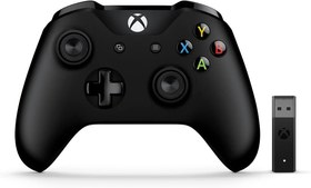 تصویر Microsoft Xbox Wireless Controller + Wireless Adapter for Windows 10 