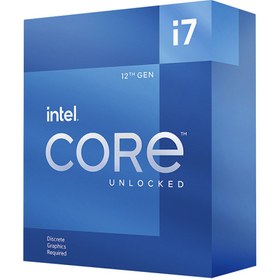 تصویر پردازنده اینتل CPU Intel Core i7 12700KF Alder Lake CPU Intel Core i7 12700KF Alder Lake