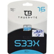 تصویر رم موبایل تروبایت (TRUE BYTE) مدل 16GB Micro SD 533X V10 80MB/S خشاب دار 