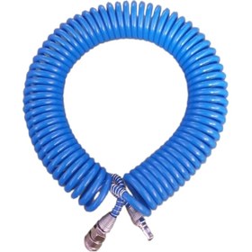 تصویر شلنگ فنری مدل Blue15 turk yel طول 15 متر 