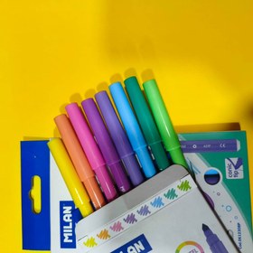 تصویر ماژیک ۸رنگ میلان ضخیم 