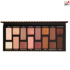 تصویر بیش از حد صورت که از این طریق پالت سایه سایه برهنه طبیعی متولد شده است Born This Way The Natural Nudes Eye Shadow Palette