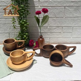 تصویر لیوان چوبی کوکسا 