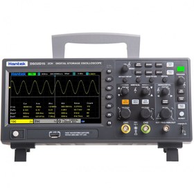 تصویر اسیلوسکوپ 150 مگاهرتز 2 کانال با فانکشن ژنراتور هانتک DSO-2D15 hantek-dso2d15-digital-oscilloscope