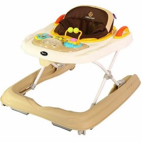 تصویر روروئک 3 كاره مكس با روکش Minimoon دلیجان Roma baby walker code:0306055