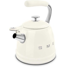 تصویر کتری روگازی اسمگ کرم مدل CKLW2001CR SMEG Whistling kettle CKLW2001CR