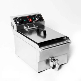 تصویر سرخ کن برقی تک لگن 10 لیتری (Best) بست سرخ کن برقی دارای شیر تخلیه