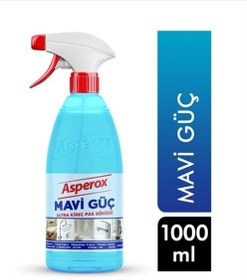 تصویر اسپری جرم گیر سطوح و شیرآلات آسپروکس مدل Mavi Guc حجم 1000 میلی لیتر Asperox Descaler spray for surfaces and faucets Mavi Guc 1000ml