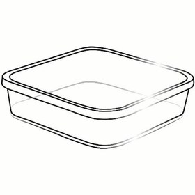 تصویر ظرف کریستالی 500 سی سی رز 