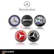 تصویر آرم کاپوت مرسدس بنز C کلاس 