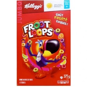 تصویر کورن فلکس کلاگز فروت لوپ ( froot loops ) 