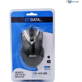 تصویر ماوس سیمی سادیتا مدل SM-408 OW SM-408 OW SADATA Optical Mouse