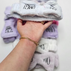 تصویر هدبند پاپیونی - صورتی 