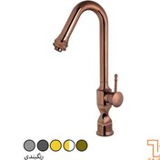 تصویر شیر ظرفشویی طوفان فلز مدل گرند Tofan Felez Sink Faucet Grand Model